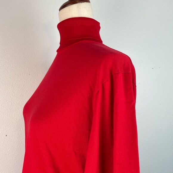 Abercrombie & Fitch Vibrant Red Cotton Top Size M - Picture 4 of 6